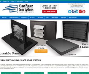 Crawl Space Door Systems Website Design Project