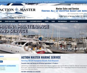 Action Master Marine Website Design Project