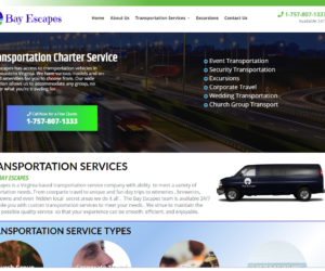 Bay Escapes Web Design Project